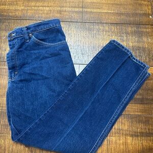 Lee Men's Deep Blue Straight Jeans